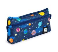 Estuche Portatodo Plano Grafoplás Space 2 Cremalleras