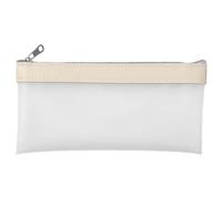 Estuche transparente para lápices - Estuche transparente para lápices, Simple y de Gran capacidad, hermoso estuche para lápices, adecuado para la oficina, útiles escolares, maquillaje y accesorios de