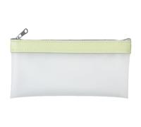 Estuche transparente para lápices - Estuche transparente para lápices, simple y de gran capacidad, hermoso estuche para lápices, adecuado para la oficina, útiles escolares, maquillaje y accesorios de