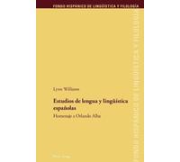 Estudios de lengua y lingueística españolas (Tascabile)