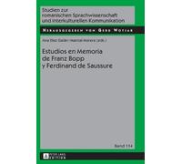 Estudios en Memoria de Franz Bopp y Ferdinand de Saussure (Copertina rigida)