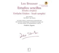 Estudios Sencillos-Einfache Etüden-Études simples. Chitarra solo. Include Audio-online