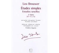 Estudios sencillos - Études simples - Série 3 Pour Guitare - Para Guitarra - For Guitar - Für Gitarre (nos. 11-15) - Frédéric Zigante