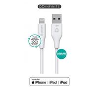 eSTUFF ES601170 cavo Lightning 1 m Bianco (INFINITE [GRS] USB-A to - Lightning C