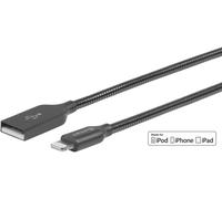 eSTUFF ES602160 cavo Lightning 1 m Acciaio inox (USB-C Lightning Cable MFI 1m - USB-C to 8Pin lightning plug - Steel Supports A