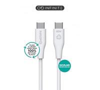 eSTUFF ES604370-BULK cavo USB USB 2.0 3 m USB C 60 W Bianco (INFINITE [GRS] USB-