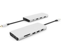 eSTUFF ES623009 hub di interfaccia USB 3.2 Gen 1 [3.1 Gen 1] Type-C 5000 Mbit/s Grigio (USB-C 12-in-1 Mobile Hub - USB 3.2 Gen