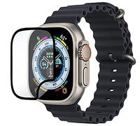 eSTUFF Flexible Hybrid Glass Screen Protector Apple Watch Ultra, W127249573 (Protector Apple Watch Ultra Clear/Black)