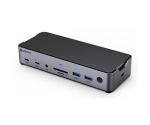 ESTUFF GLB232006 replicatore di porte e docking station per laptop Cablato Allum