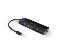 eSTUFF GLB235420 replicatore di porte e docking station per laptop USB 3.2 Gen 1 [3.1 Gen 1] Type-C Nero (USB-C 5-in-1 Mobile Hub PD100W - Warranty: 24M) - Nouvo