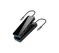 eSTUFF GLB235470 replicatore di porte e docking station per laptop Nero (13 Port mobile dock - Warranty: 60M) NEW