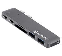 eSTUFF USB-C Slot-in Hub PRO Grey USB 3.0 (3.1 Gen 1) Type-C 5000 Mbit/s Grigio