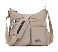 Estwell Borsa a Tracolla Donna Grande Capacità Impermeabile Nailon Borse a Spalla Multiple Tasche Casuale Moda Crossbady Borsello per Viaggio Scuola Shopping Lavoro