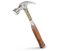 Estwing E20C 20 oz Curved Claw Hammer with Smooth Face & Leather Grip