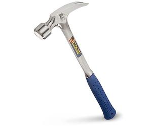 Estwing E3/24s - Martello da carpentiere con penna piatta, manico in vinile, 680 g