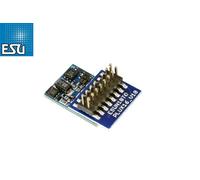 ESU 59824 LokPilot micro DCC Decoder V5.0 interfaccia PluX16 - NUOVO + IMBALL...