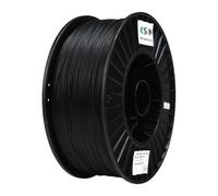 eSUN ABS+ Filamento 1,75 mm, filamento per stampante 3D a bassa deformazione ABS Plus, precisione dimensionale +/- 0,05 mm, bobina da 2,5 kg di filamento per stampanti 3D, Nero