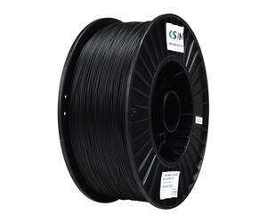 eSUN ABS+ Filamento 1,75 mm, filamento per stampante 3D a bassa deformazione ABS Plus, precisione dimensionale +/- 0,05 mm, bobina da 2,5 kg di filamento per stampanti 3D, Nero