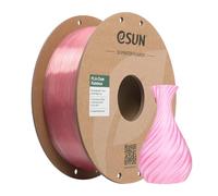 eSUN Clear Rainbow PLA Filament 1.75mm, filamento di stampa 3D traslucido multicolore 1KG Spool (2.2 LBS) per stampanti 3D, Ghiaccio trasparente rosa