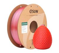 eSUN Filamento Chameleon PLA 1,75 mm, Filamento PLA per Stampanti 3D Glitterato, Precisione Dimensionale +/- 0,05 mm, Bobina da 1 kg (2,2 libbre) per Stampanti 3D, Rosso Lampone