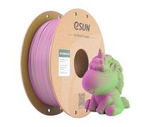 eSUN Filamento opaco a doppio colore, filamento PLA opaco da 1,75 mm, struttura smerigliata, bobina da 1 kg (2,2 libbre) Filamento di stampa 3D per stampanti 3D, Rosa verdastro