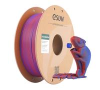 eSUN Filamento opaco a doppio colore, filamento PLA opaco da 1,75 mm, struttura smerigliata, bobina da 1 kg (2,2 libbre) Filamento di stampa 3D per stampanti 3D, Rosso blu