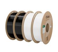 eSUN Filamento PETG + 1,75 mm, nero 2 kg + bianco 2 kg