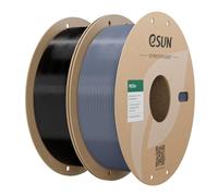 eSUN Filamento PETG+ da 1,75 mm, nero e grigio, 2 kg