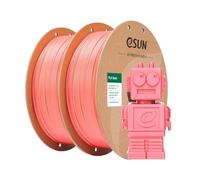 eSUN Filamento PLA 1,75 mm, filamento di Basic PLA per stampante 3D Precisione dimensionale +/- 0,03 mm, 1 kg per bobina, 2 bobine di filamento 3D per stampa 3D, Rosa-2KG