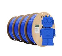 eSUN Filamento PLA 1,75 mm, filamento di Basic PLA per stampante 3D Precisione dimensionale +/- 0,03 mm, 1 kg per bobina, 4 bobine di filamento 3D per stampa 3D, Blu-4KG