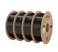 eSUN Filamento PL 1.75mm, Filamento 3D PLA Plus 4kg Nero