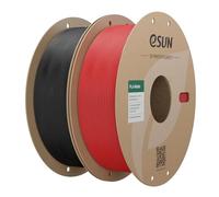 eSUN Filamento PLA Opaco Aggiornato 1.75mm 2kg Nero Profondo Rosso Fuoco