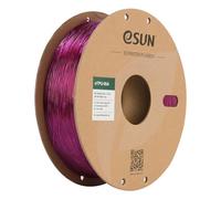 eSUN Filamento TPU Flessibile 1.75mm, Filamento per Stampante 3D TPU-95A, Precisione Dimensionale +/- 0.05mm, Bobina da 1kg (2.2 libbre) Filamento per Stampa 3D per Stampanti 3D, Viola Trasparente