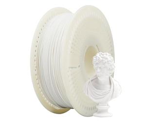 eSUN Matte PLA Kit di filamento di ricarica e bobina, PLA opaco senza bobina da 1,75 mm e filamento rimovibile eSpool+, bobina da 1 kg (2,2 libbre) di filamento di stampa 3D, Bianco crema