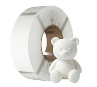 eSUN Matte PLA Refill Filamento 1.75mm 1kg Bianco Crema | Filamento ecologico senza bobina per eSpool. Riduci gli sprechi di plastica mantenendo un'elevata precisione di stampa.
