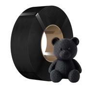 eSUN Matte PLA Refill Filamento 1.75mm 1kg Nero ebano | Filamento ecologico senza bobina per eSpool. Riduci gli sprechi di plastica mantenendo un'elevata precisione di stampa.
