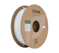 eSUN PETG 1,75 mm Filamento PETG+HS, precisione dimensionale ±0,03 mm, bobina 1 kg (2,2 lb), stampante 3D ad alta velocità (Bianco solido)