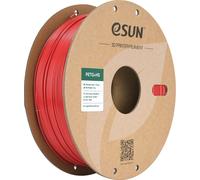 eSUN PETG 1,75 mm Filamento, filamento per stampante 3D ad alta velocità PETG+HS, precisione dimensionale +/- 0,03 mm, bobina da 1 kg (2,2 libbre) PETG ad alta velocità per stampanti, rosso fuoco