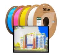 eSUN PL filamento 1,75 mm, 4kg Ciano Giallo Bianco Magenta