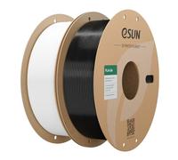 eSUN PLA Lite Filamento 1,75 mm,filamento modificato 2kg Bianco Freddo Nero