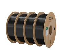eSUN PLA Lite Filamento 1,75 mm, filamento modificato PLA 4kg Nero