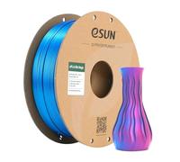 eSUN PLA Magico di Seta Filamento 1,75mm,Doppio Colore Seta 1kg Rosso Blu