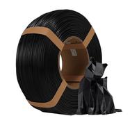 eSUN PLA+ Refill Filamento di ricarica 1,75 mm, filamento di ricarica PLA Plus senza spago per stampa 3D, precisione dimensionale +/- 0,03 mm, 1 kg (2,2 libbre) per stampanti 3D, Nero