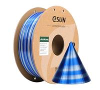 eSUN Silk Candy PLA Filament 1,75 mm, filamento setoso multicolore per stampanti 3D PLA, bobina da 1KG (2,2 LBS) con cambio graduale per stampanti 3D, Argento blu