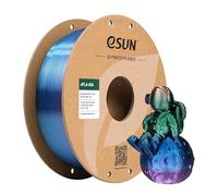 eSUN Silk Rainbow PLA Filament 1.75mm, filamento setoso multicolore per stampanti 3D PLA, colore sfumato che cambia bobina da 1KG (2.2 LBS) per stampanti 3D, Cosmico Arcobaleno
