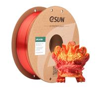 eSUN Silk Rainbow PLA Filament 1.75mm, filamento setoso multicolore per stampanti 3D PLA, colore sfumato che cambia bobina da 1KG (2.2 LBS) per stampanti 3D, Blazing Arcobaleno