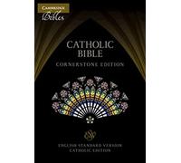 ESV-CE Catholic Bible, Cornerstone Edition, Black Cowhide Leather, ESC668:T: English Standard Version, Black, Cowhide Leather, Catholic, Cornerstone