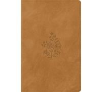 ESV Compact Bible (TruTone, Nubuck Caramel, Wildflower Design)