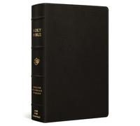 ESV Giant Print Personal Size Bible, Red Letter (Buffalo Leather, Deep Brown)