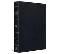 ESV Giant Print Personal Size Bible, Red Letter (Genuine Leather, Black)